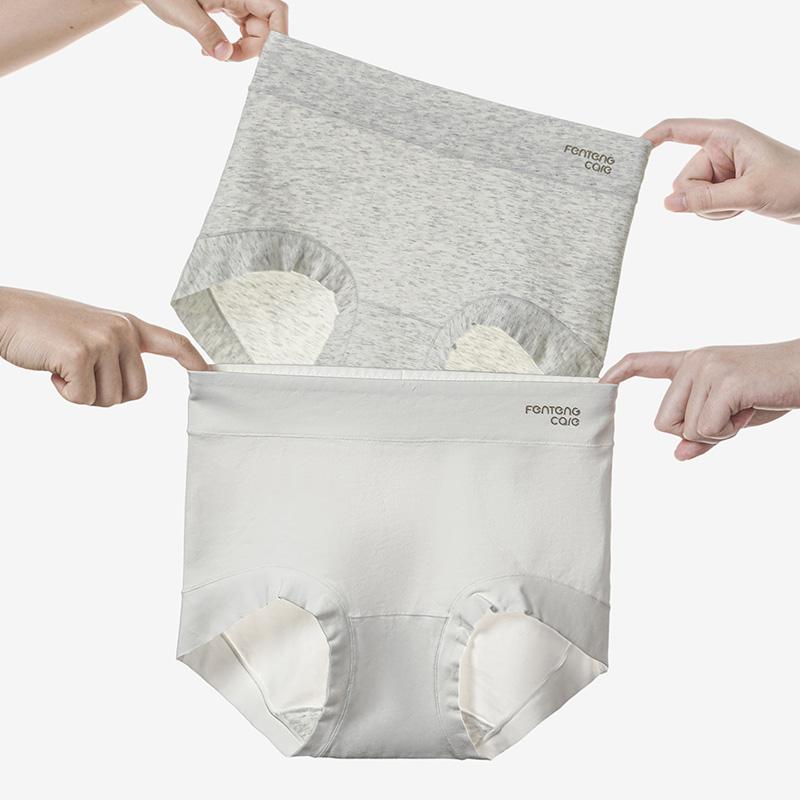Fentenggan 10A Antibacterial Soft Cotton 4-Pack Pure Cotton Bottom Crotch Underwear Women's High Elasticity High Waist Triangle Pants Eurowind