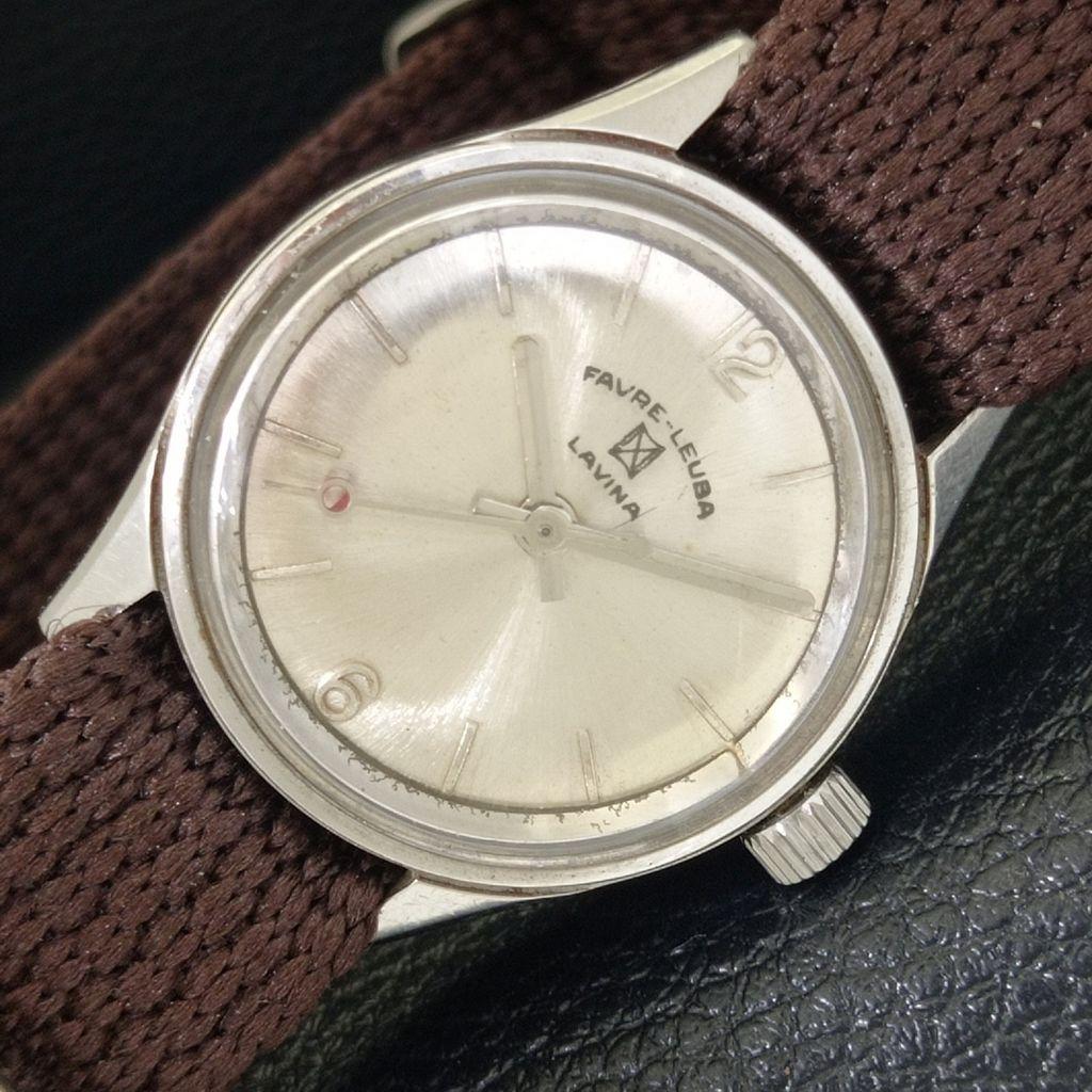 ВИНТАЖНЫЕ ЧАСЫ FAVRE LEUBA LAVINA С РУЧНЫМ ЗАВОДОМ ШВЕЙЦАРСКИЕ МУЖСКИЕ ЧАСЫ a703738-1