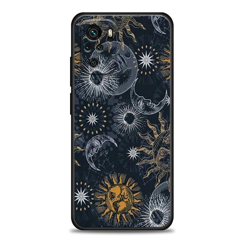 Phone Case For Xiaomi Redmi Note 11 10 8 Pro 9S 8A 10S 11S Soft Cover Witches Moon Tarot Mystery Totem For Redmi Note 8Pro 10Pro