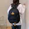 Cute Duck Backpack Teens Nylon School Bag Large Capacity Duck Daypack with Adjustable Strap for Students Travel Daily Outing Street