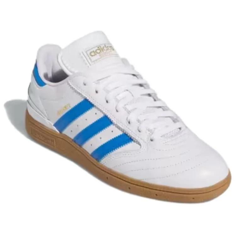 adidas Busenitz 'White Blue Bird' (Unisex) Cloud White / Blue Bird / Gold Metallic Skate Shoes IE3101