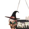 Front Door Spooky Welcome Sign Halloween Decoration, Hanging