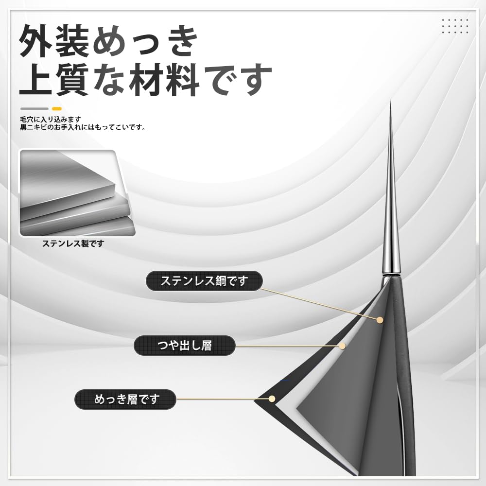 Acne Needle Acne Removal Comedones Blackhead Pore Care Beauty Unisex Cell Needle 1 Cell Kit, Tool, Extractor, Remover, Ultra-Fine Tip, Kit, Tool, (1 +