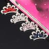 2018New 30Pcs Crystal Horse Eye Crown Rhinestone Buttons for DIY Accessoriess or DIY Phone Case Decoration BD50