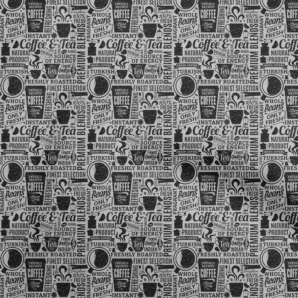 oneOone Cotton Flex Black Fabric Nostalgia Coffee Sewing Fabric By The Yard Printed Diy Clothing Sewing Supplies 40 Inch