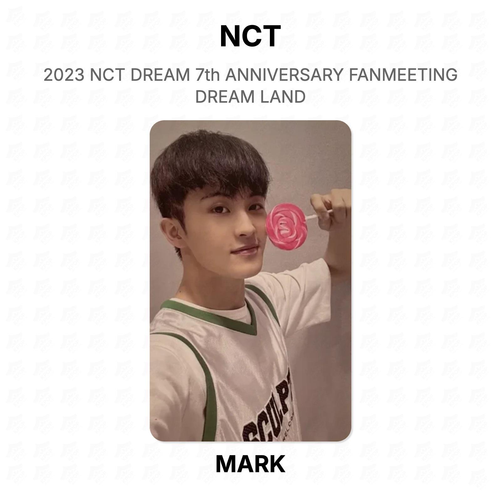 NCT 2023 NCT DREAM 7th ANNIVERSARY FANMEETING DREAM LAND Official Photocard MARK