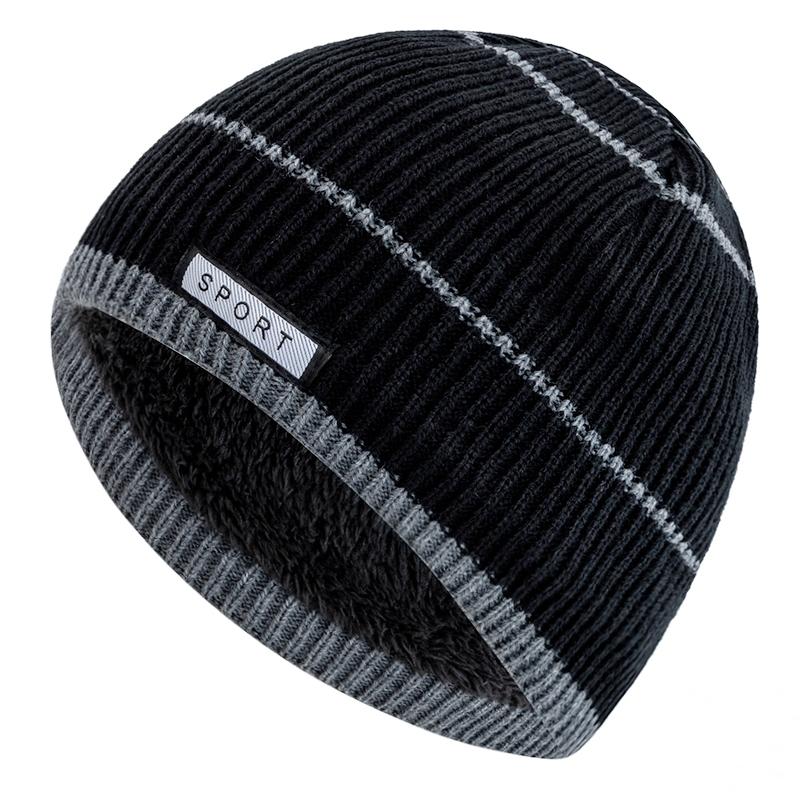 Unisex Nye Vinterluer Lue Plysjfôr Streetwear Varme Beanies For Mann Kvinne Casual Vinter Ski Strikkeluer