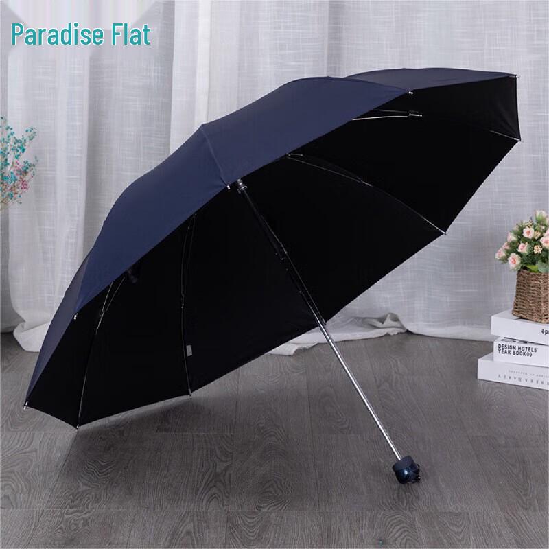 Heaven 33188E Large UV Protection 3-Fold Sun/Rain Umbrella
