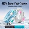120W Super Fast Charging Type-C Cable: Compatible with Apple, Huawei, and Honor Phones