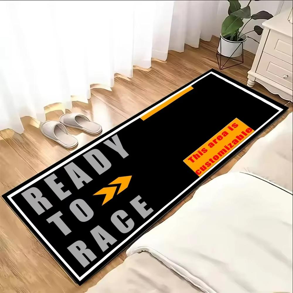 

Готов к гонкам Ковер Динамичный ковер для гостиной Спортивный коврик для спальни для фанатов автоспорта Детский декор Прикроватный коврик для прихожей Ковер для дивана 2pc-40x60-40x120