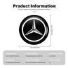 AABGW1 For Benz 14mm Car Key Stickers Remote Control Keyfob Case Emblem Decorat Accessory Exclusive AMG W124 W203 W204 SPRINTER V CLASS