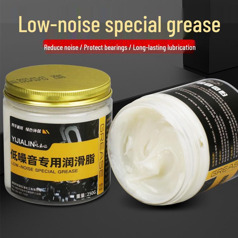 Low-Noise High-Temp White Grease for Gears & Bearings