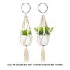 2Pcs Beautiful Fine Texture Plant Hanger Good Woven Handmade Cotton Flowerpot Hanger for Home