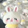 Rabbit Plush Toy Keychain Cartoon Bunny Soft Stuffed Doll Pendant Car Key Ring Backpack Bag Decor Kid Gift