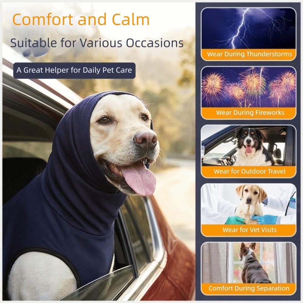Noise-proof Dog Anxiety Vest Elastic Dog Calming Jacket Pet Soothing Clothes  Noise Protection