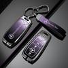 Fashion Zinc Alloy Car Key Case Full Cover Protection Shell For Mercedes Benz A C E S Class W203 W204 W212 W213 W176 Accessories RW7