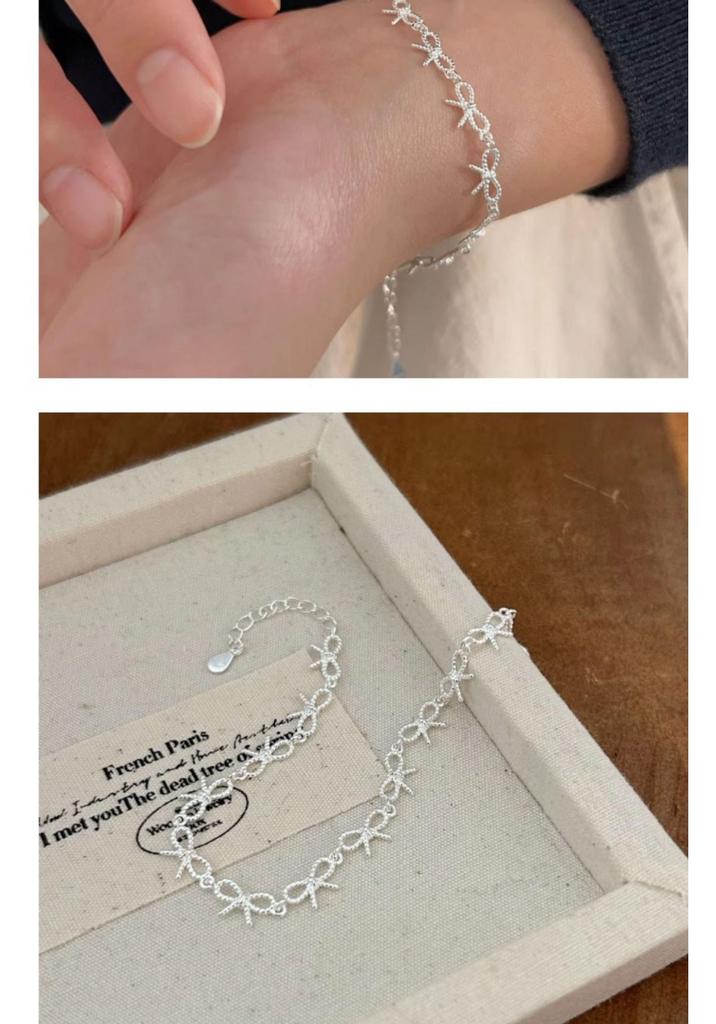 Trendy Cool Bow Bracelet: Simple, Versatile, and Fashionable Women's Style
