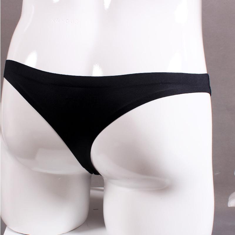 Underwear Men Ice Silk Ultra Thin Briefs Erotic Panties Sexy See-Through Bikini Underpants Pouch Sheath Thongs And G Strings