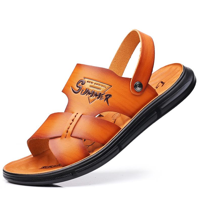 Sandals Men's dual-purpose sandals Casual beach shoes Breathable waterproof and non-slip sandals dual-purpose