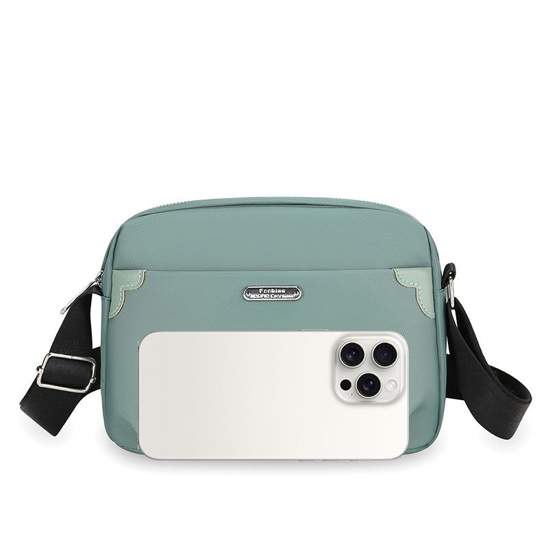 Women's Crossbody Bag Simple Single Shoulder Bag Lightweight Nylon Casual Bag