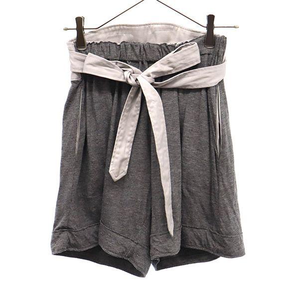 Sacai Made In Japan Linen Blend Shorts 2 Gray Women Used