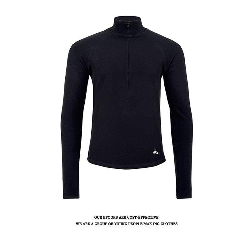 Unisex Thermal Fleece Half-Zip Base Layer for Skiing - Autumn/Winter 2XL