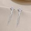 Long Tassel Earrings Cold Wind Niche High-End Earrings Personality Trend Exaggerated Earrings