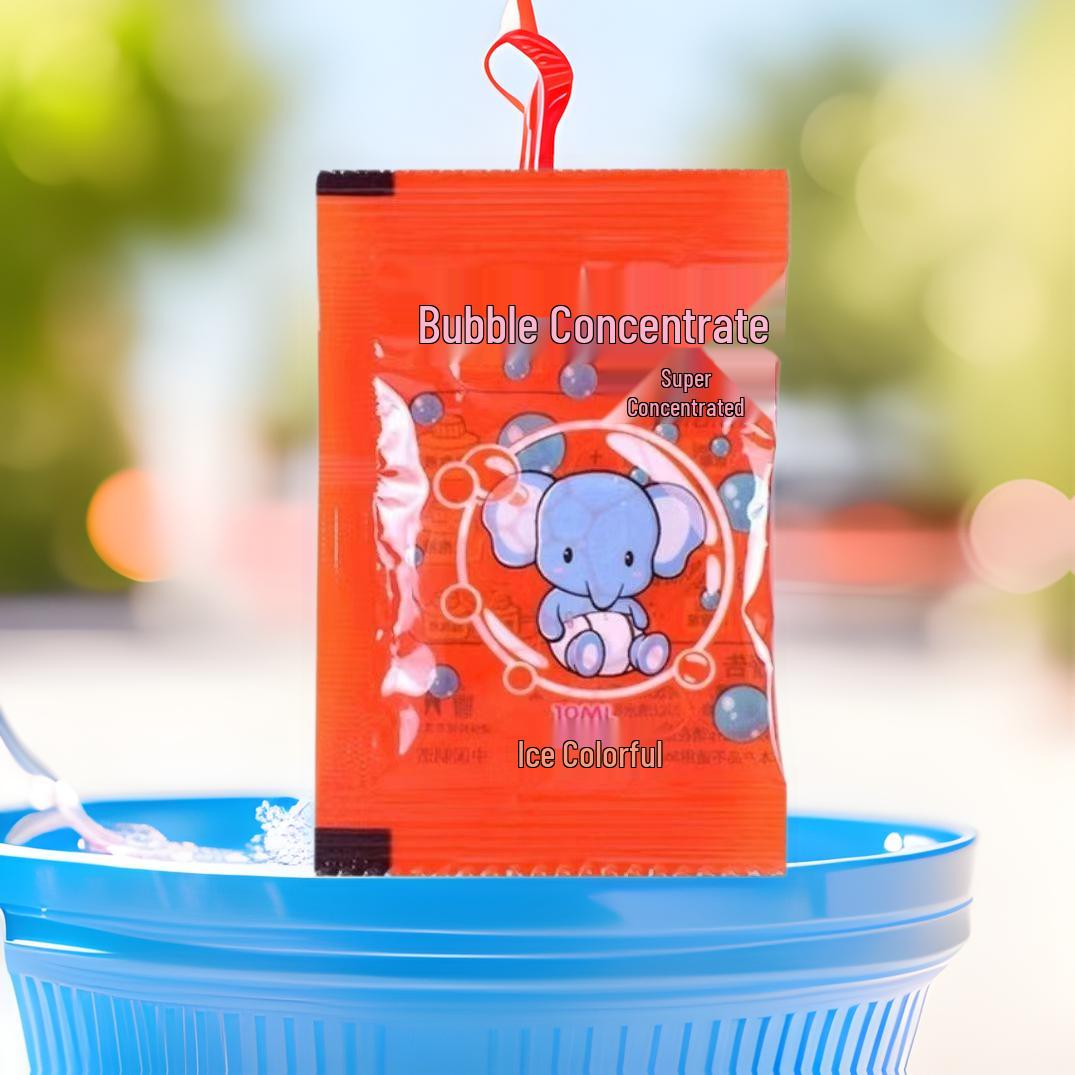 

Colorful Concentrated Bubble Solution for Machines and Guns - Refill Liquid