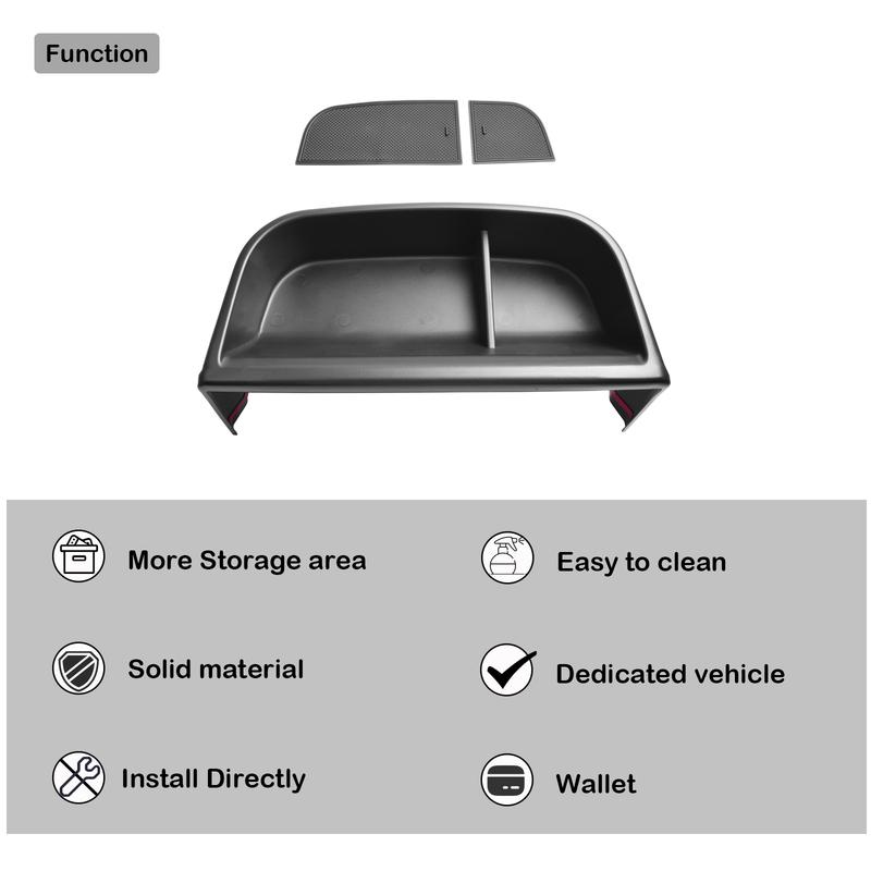 Für    2024 Toyota Sienna Mittelkonsolen-Armaturenbrett-Ablage Staufach Auto-Box Armaturenbrett Organizer ABS Zubehör