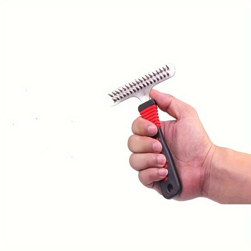 1pc Dog Comb, Thick Hair Comb Pet Comb, Hair Brush, Double Row Comb, Large Dog Hair Comb, Pet Dog Hair Removal Supplies