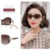 New Sunscreen Glasses Women's Sunglasses Round Face Sunglasses Sunglasses Women's UV Protection Large Frame Square Face Frame