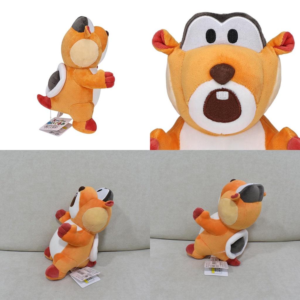 Karl Groundhog Plush Toy 22cm Height Realistic Design Furry Stuffed Animal