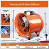 220V Portable Axial Fan: Household & Industrial Ventilation Exhaust Blower