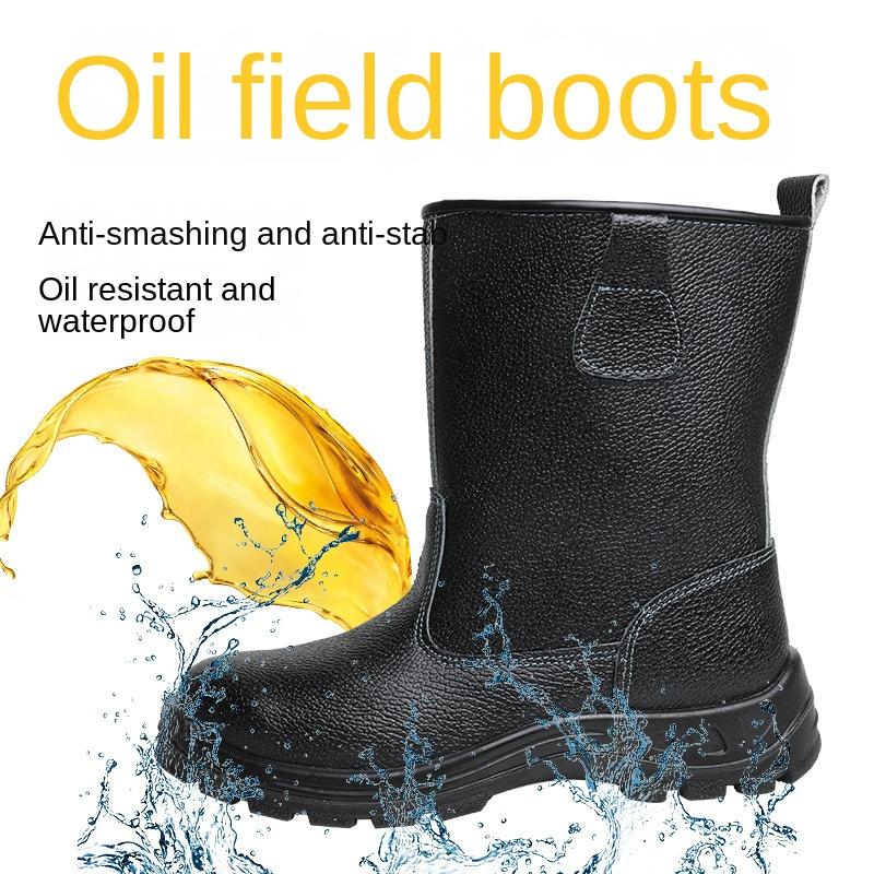 Labor Insurance Shoes, Smash-proof and Puncture-proof Boots, Protective Safety Shoes, Wear-resistant Steel Baotou, Electric Welding Shoes