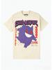 Bandai New Gengar Checkered Cartoon Print High Quality Men's Short Sleeve Parent-Child Loose Comfortable T-Shirt