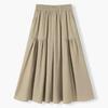 Women's High-Waist A-Line Midi Skirt