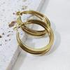 New Lightweight Luxury Hoop Earrings for Women: Versatile, Large, Exquisite Design with European American Style.