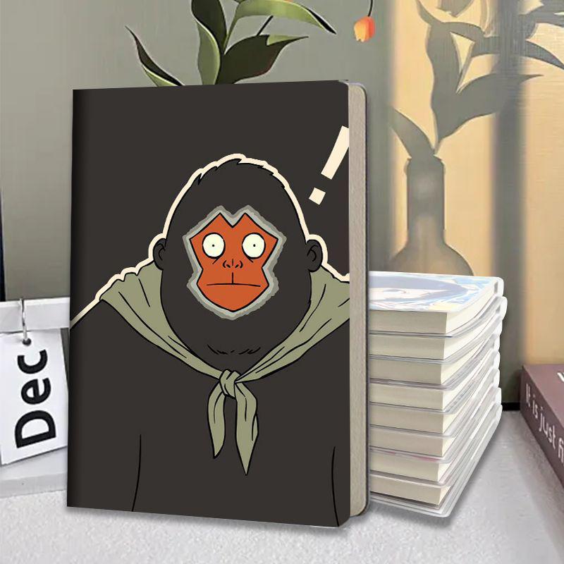 Langlangshan Little Monster Notebook: Durable Plastic Cover, Thick Pages, for Middle & Primary School Students