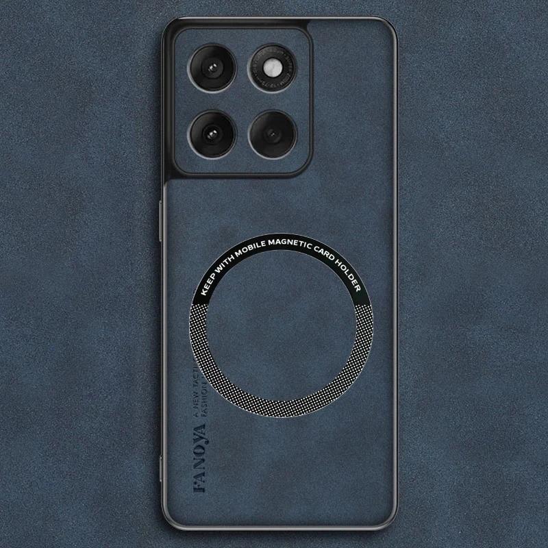 

Мягкие кожаные чехлы для телефонов Motorola Moto G86 G15 Power G85 G75 G56 G55 G45 G35 G05 с магнитом, защитой для беспроводной зарядки Motorola Moto G85 темно-синий