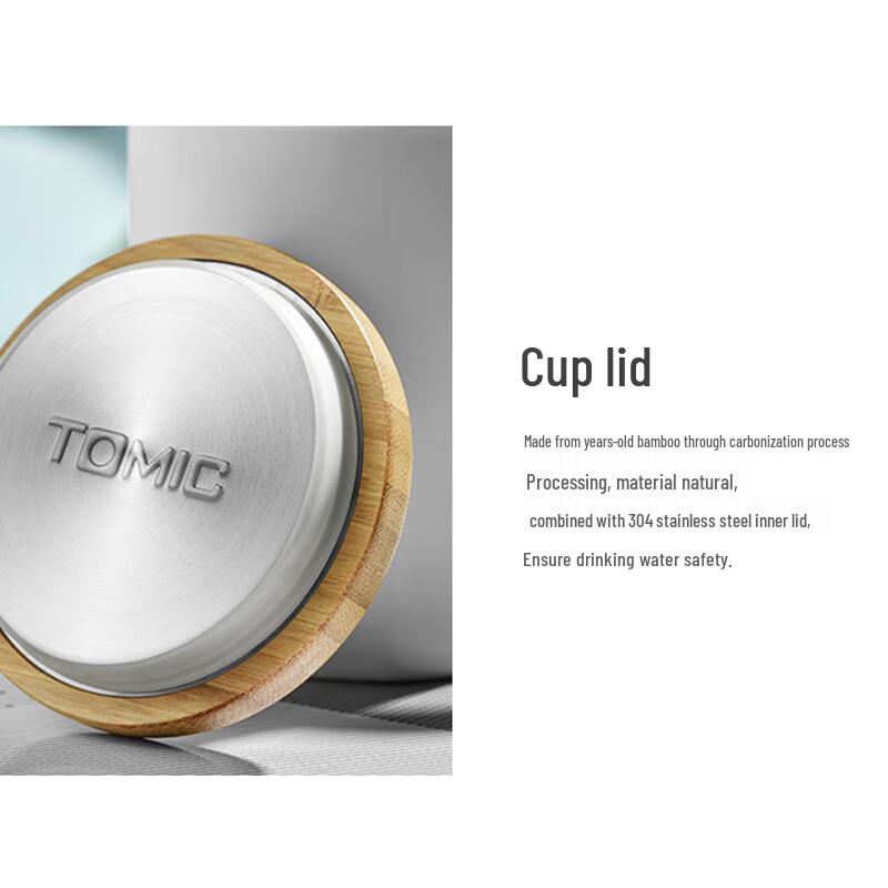 TOMIC Keramisk mugg med lock