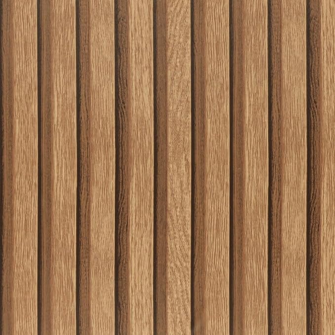 

Коричневая ПВХ решетка под дерево, отслаивающиеся обои под дерево, самоклеящаяся съемная полосатая контактная бумага для спальни и гостиной 100cmx45cm