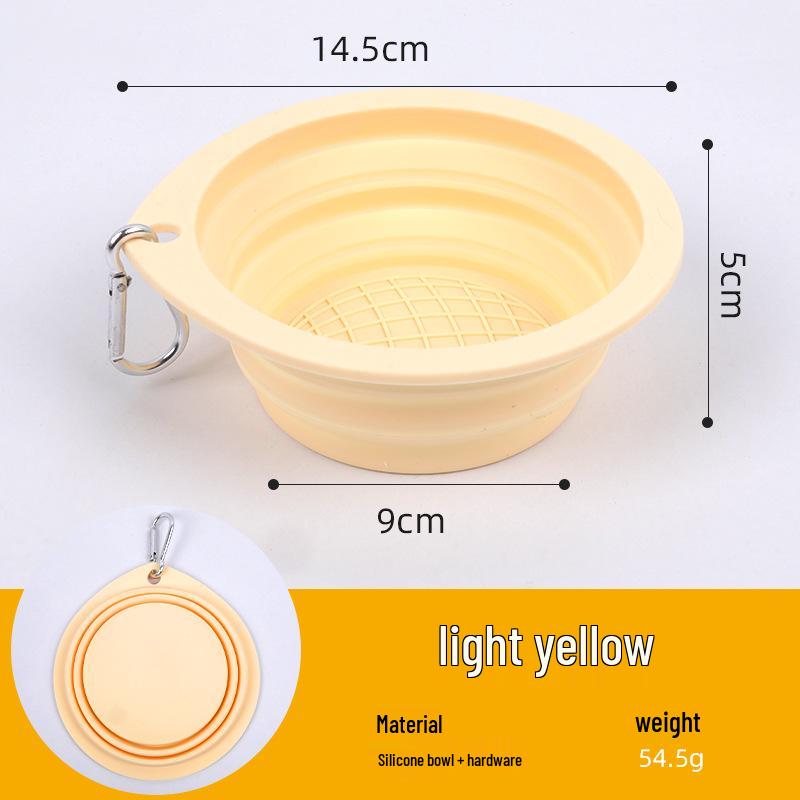 Foldable Custom Silicone Pet Bowl: Slow Feeder & Portable Water Dish for Dogs & Cats
