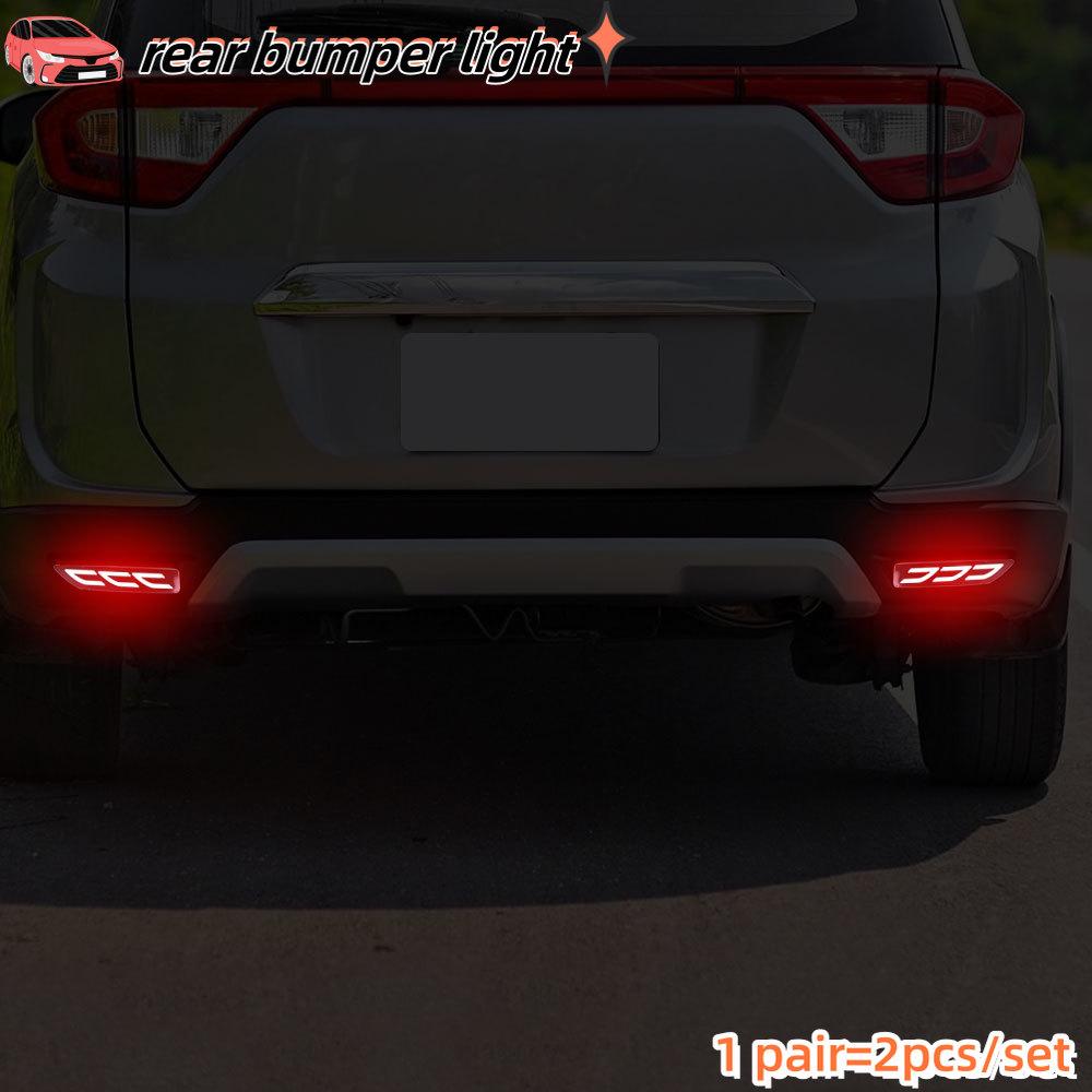 2pcs Rear Bumper Light Brake Lights Led Reflector For Honda BRV BR-V 2015-2019 CRV 2007-2009 2012 Urban-2014 MOBILIO 2016 2017