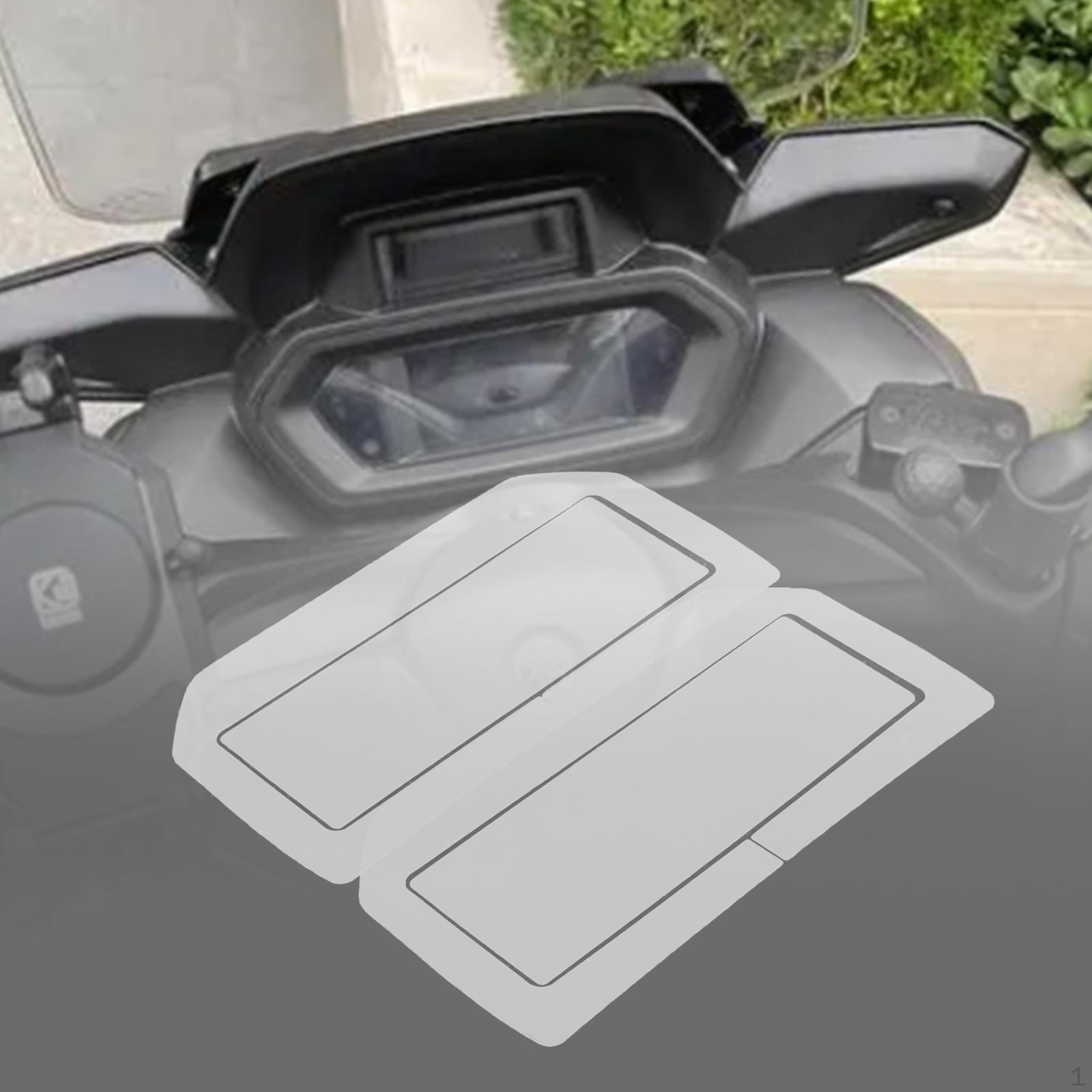 

2 шт. Защитная пленка для приборной панели мотоцикла, простая установка, водонепроницаемая, аксессуары для мотоцикла, экран