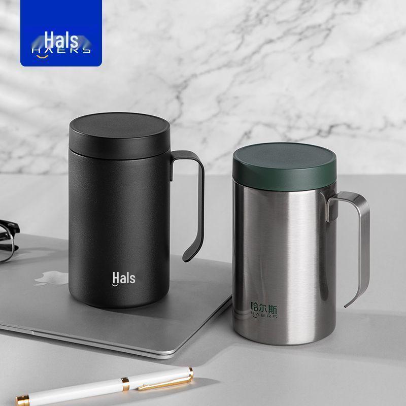 Premium Men s 316 Stainless Steel Vacuum Insulated Office Cup with Handle