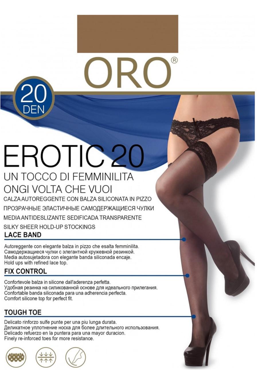 

Панчохи, 20 den ORO (91032) 1/2(S) тілесний