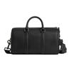 Venturer 27 Logo Zipper Closure Leather Shoulder Crossbody Tote Bag Large Men Bags Black CT839-QBBK