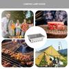 Grelhador de Campismo Resistente ao Calor à Prova de Vento Utensílios de Cozinha para Exterior Grelhador de Fogueira Para Caminhadas Jardim Varanda Quintal Pátio Viagem Piquenique