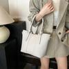 Women's PU Leather Bags  Simple Crossbody Bags  Elegant Lady   Office Lady  Mobile Phone  Temperament  Pink  White  New