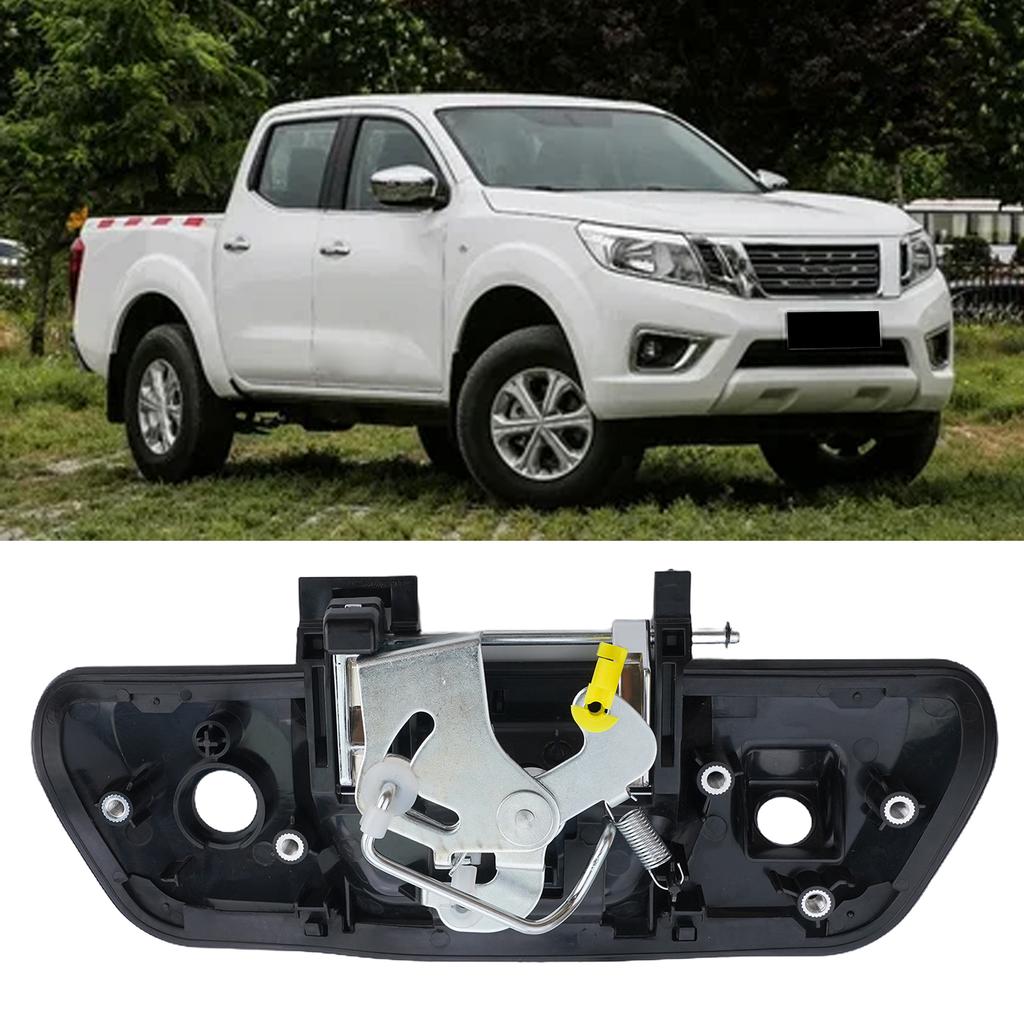 For Nissan For Navara For Np300 Tailgate Handle with Camera Key Hole Replacement for Model Years 2015 2019 ABS Material